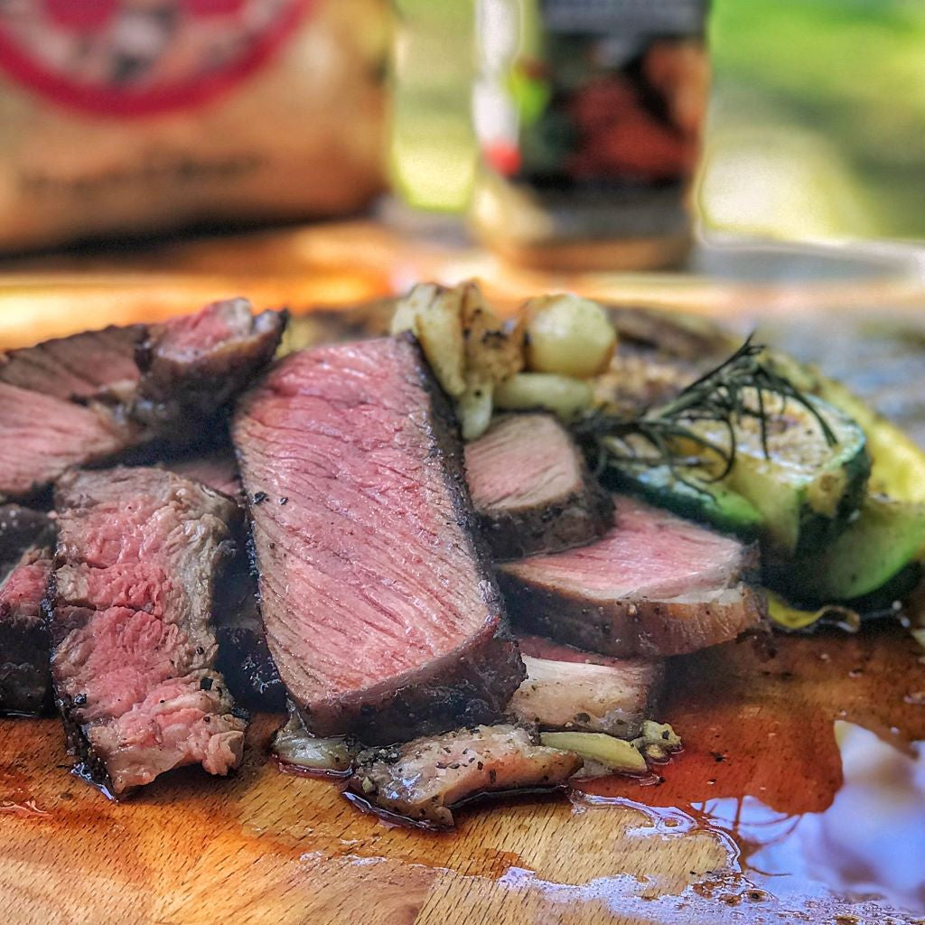 Reversed Sear Ribeye with Smoked Garlic, Zucchini, and Squash – Blackstone Products (MX)