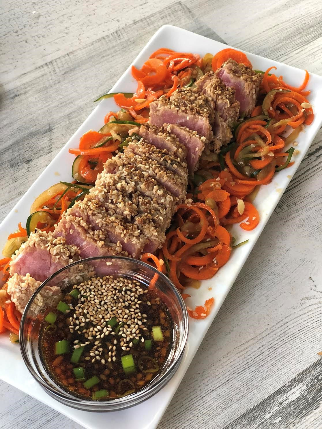 Sesame Seared Ahi Tuna – Blackstone Products (MX)