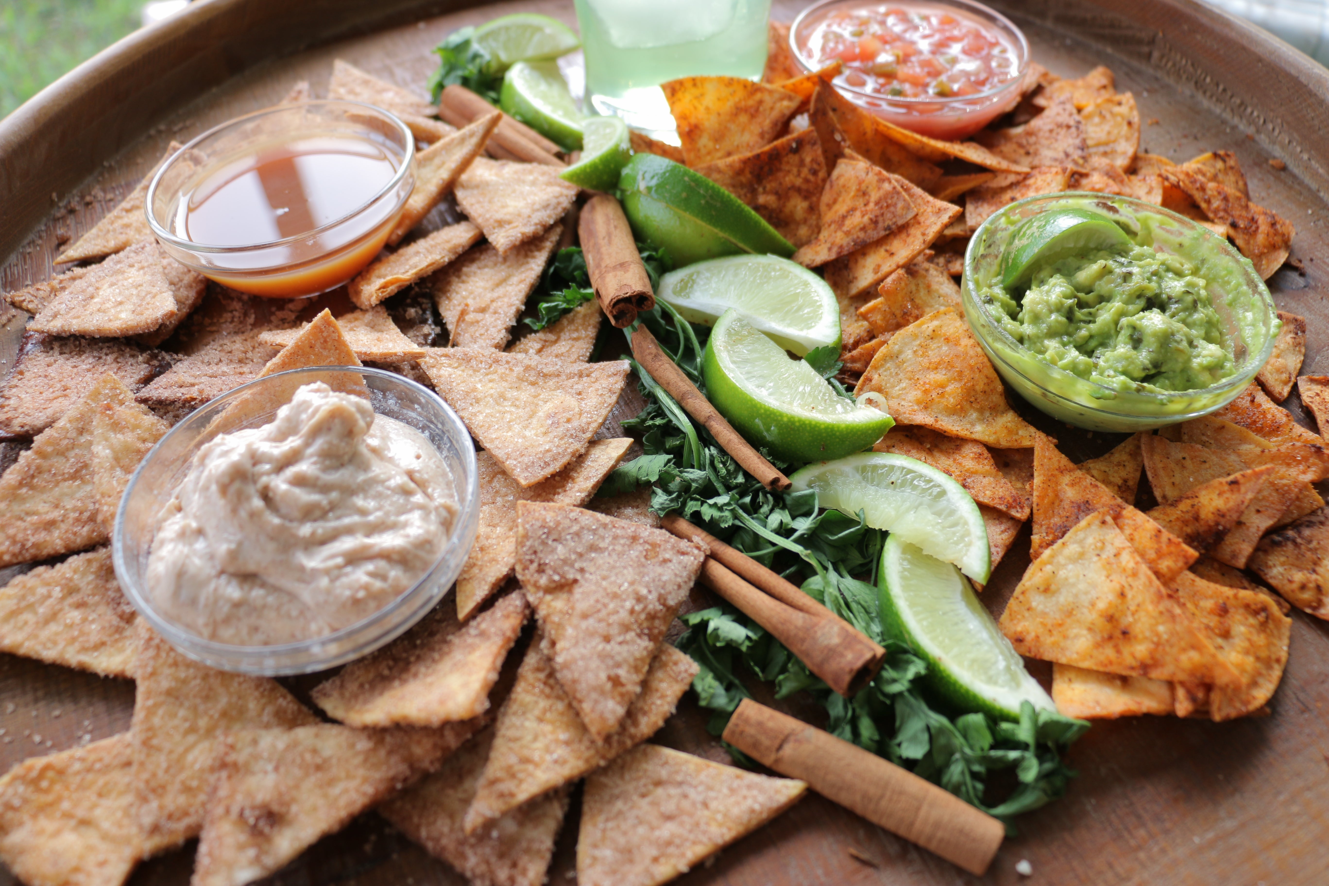 Air Fryer Homemade Sweet and Savory Tortilla Chips Blackstone
