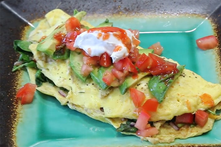 Spinach Omelette – Blackstone Products (MX)