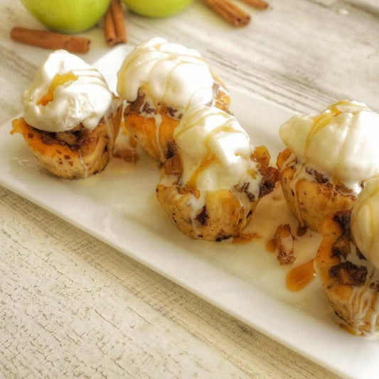 GRIDDLE GIRL AIR FRYER CINNAMON APPLE PIE CUPS