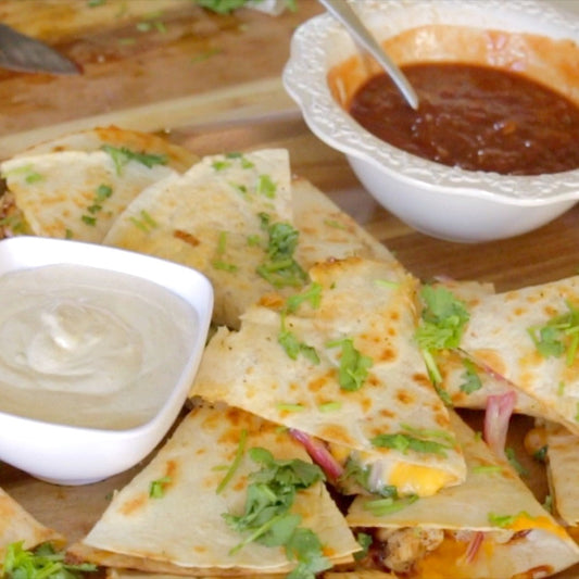 Pineapple Chicken Quesadillas