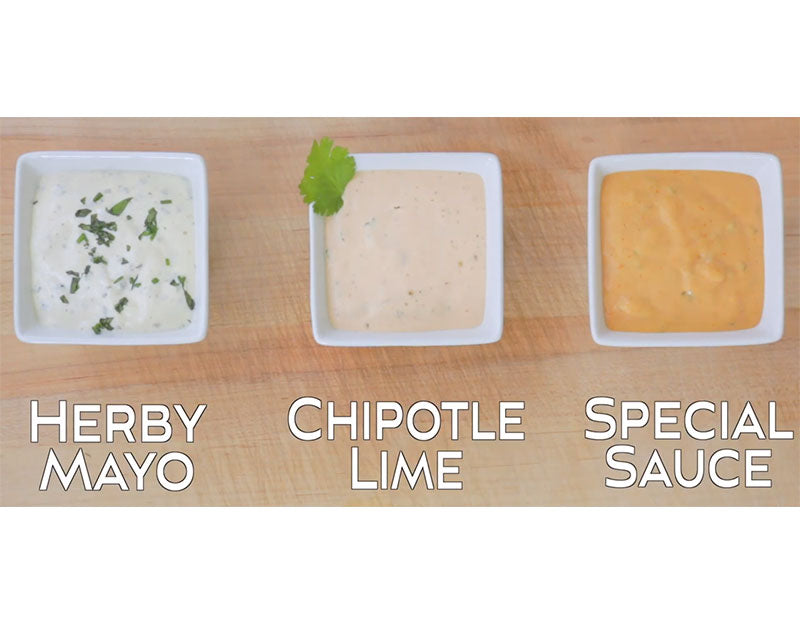 3 Simple Burger Sauces
