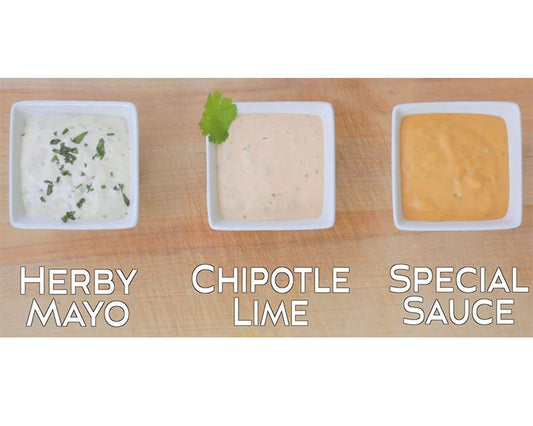 3 Simple Burger Sauces