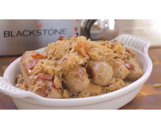 Beer Bathed Kraut and Kielbasa