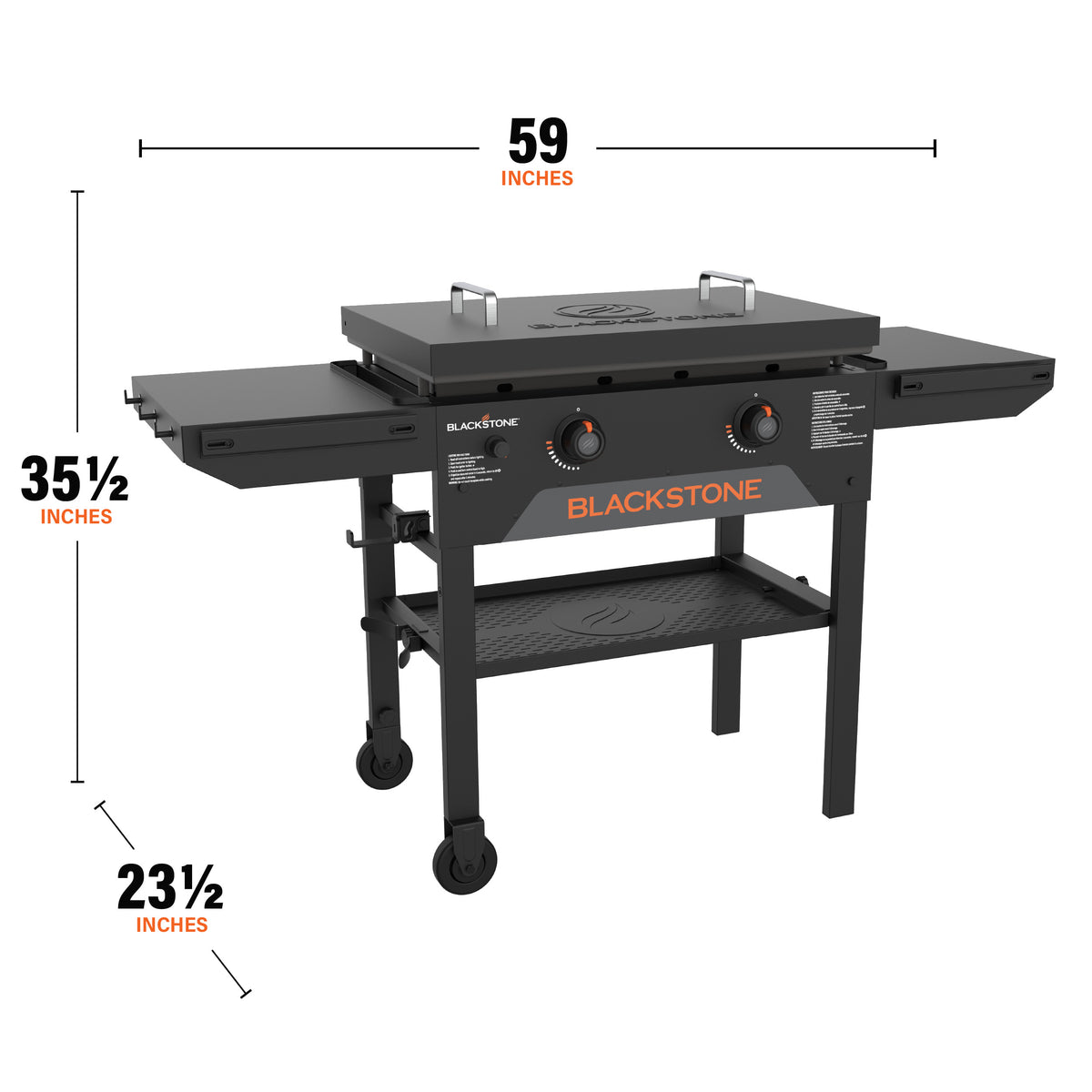 Plancha de 28" con Cubierta Rígida