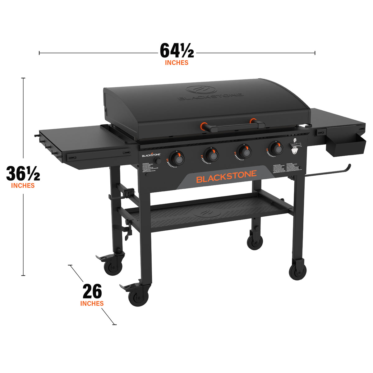 Plancha de 36" con Tapa