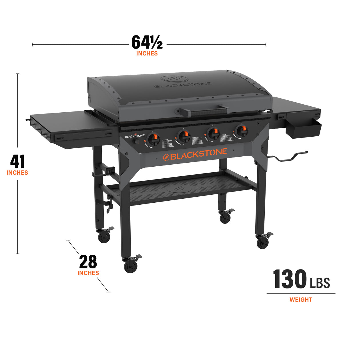 Plancha de 36" con Tapa
