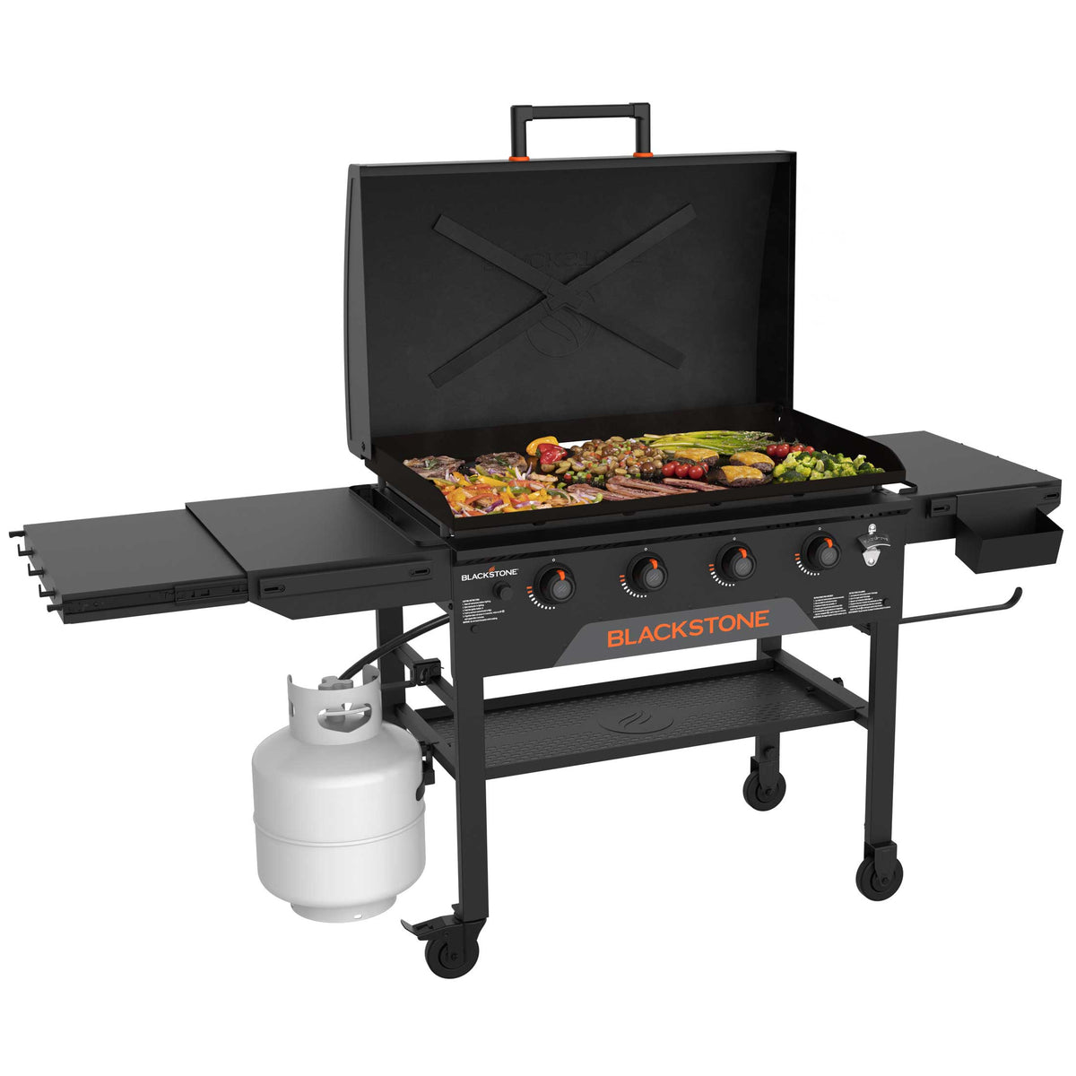 Plancha de 36" con Tapa