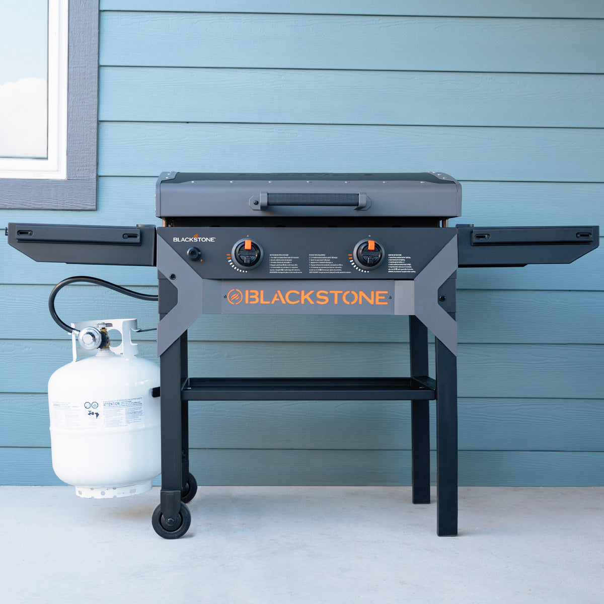 Plancha de Gas 28" con Tapa