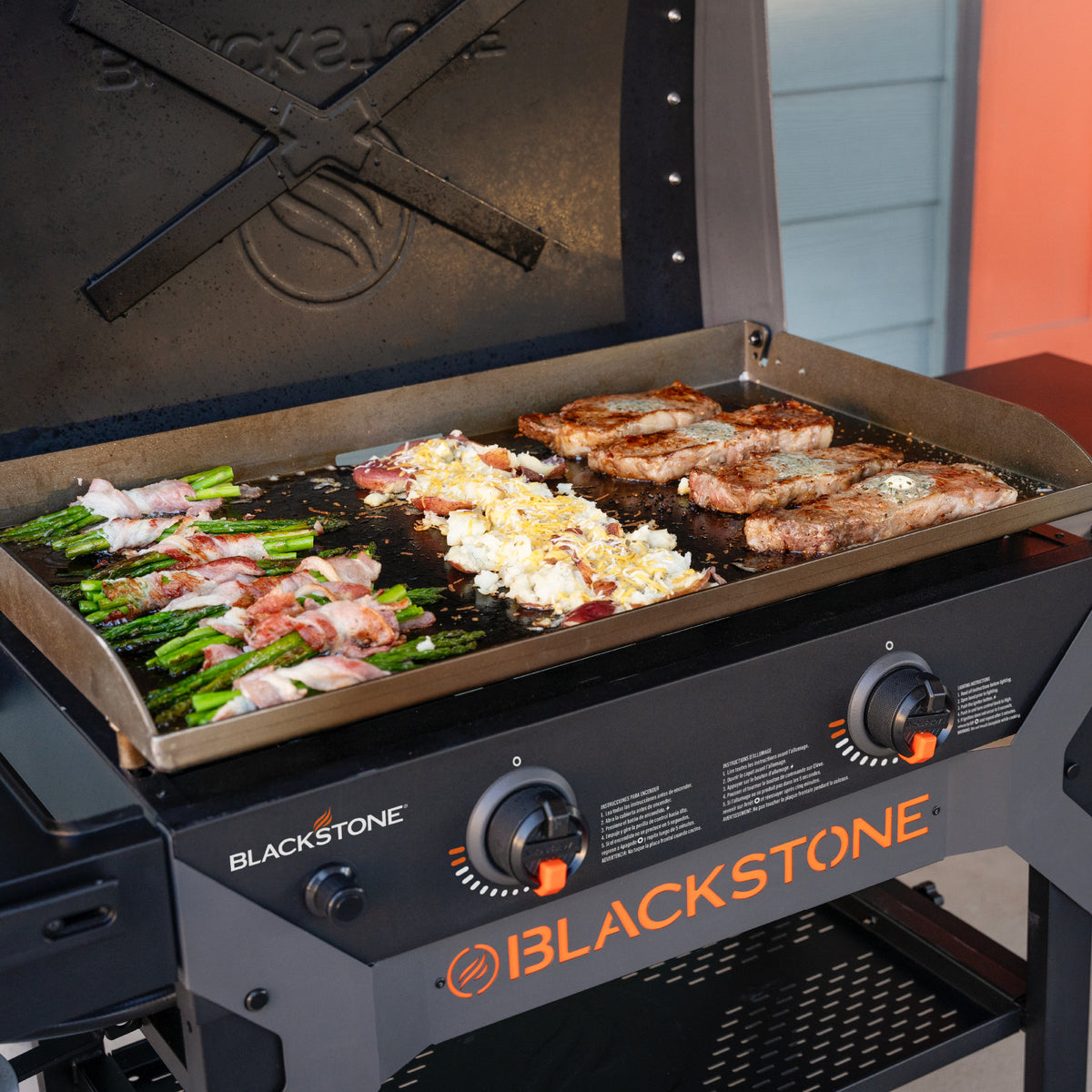 Plancha de Gas 28" con Tapa