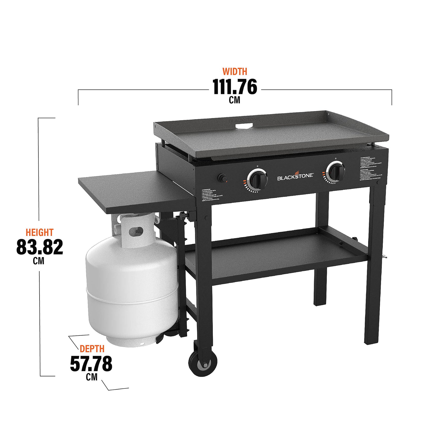 Blackstone 28 Griddle | 28” Griddle – 2 Burner | Propane Flat Top